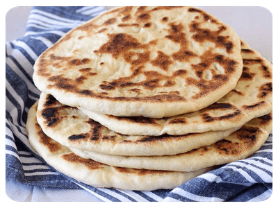 Base sin gluten en sartén
